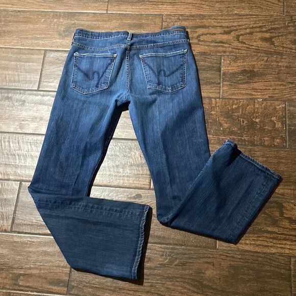 Citizens Of Humanity Dark Blue Boot Cut Jeans - Picture 11 of 16